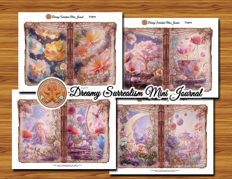 الصورة المصغرة: Dreamy Surrealism  Mini Journal Digital Download