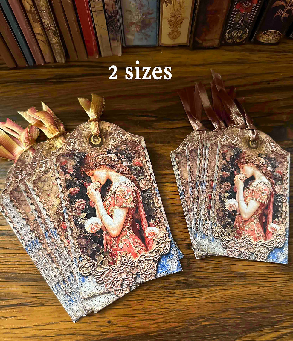 Thumbnail: 8 Enchanting Rustic Tags in two sizes