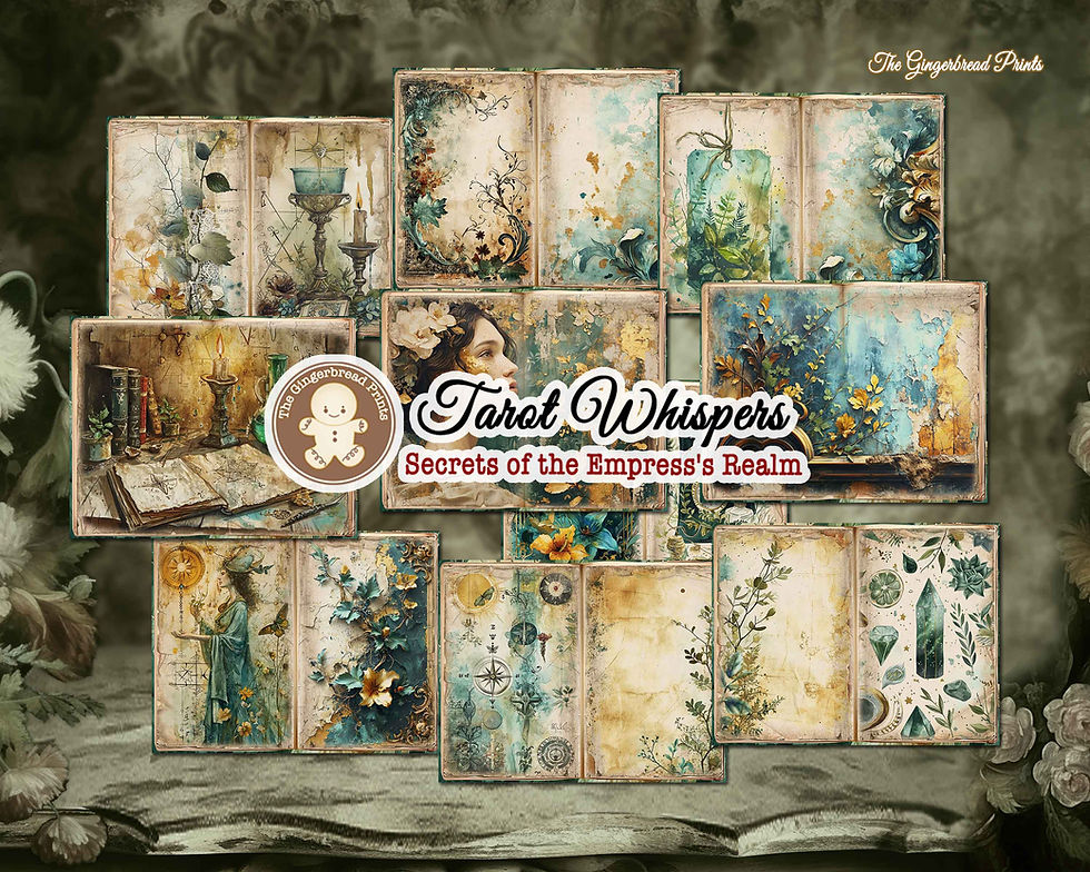 थंबनेल: Tarot Whispers: Secrets of the Empress's Realm Journal printable kit