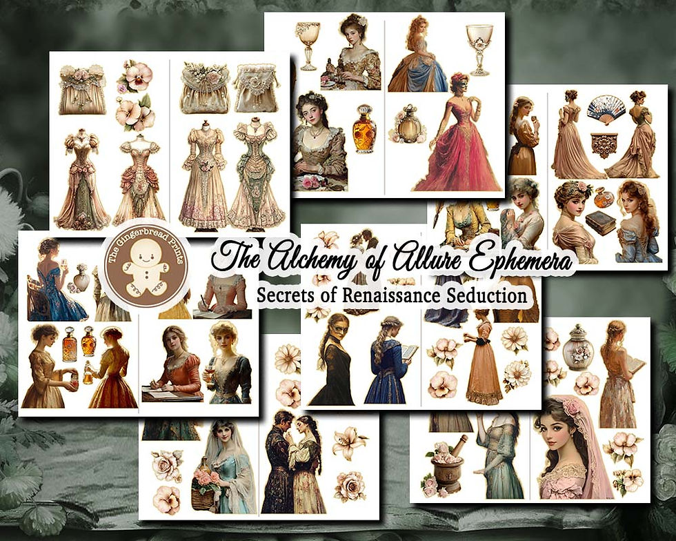 Miniatura: The Alchemy of Allure Ephemera Booklet Digital Download