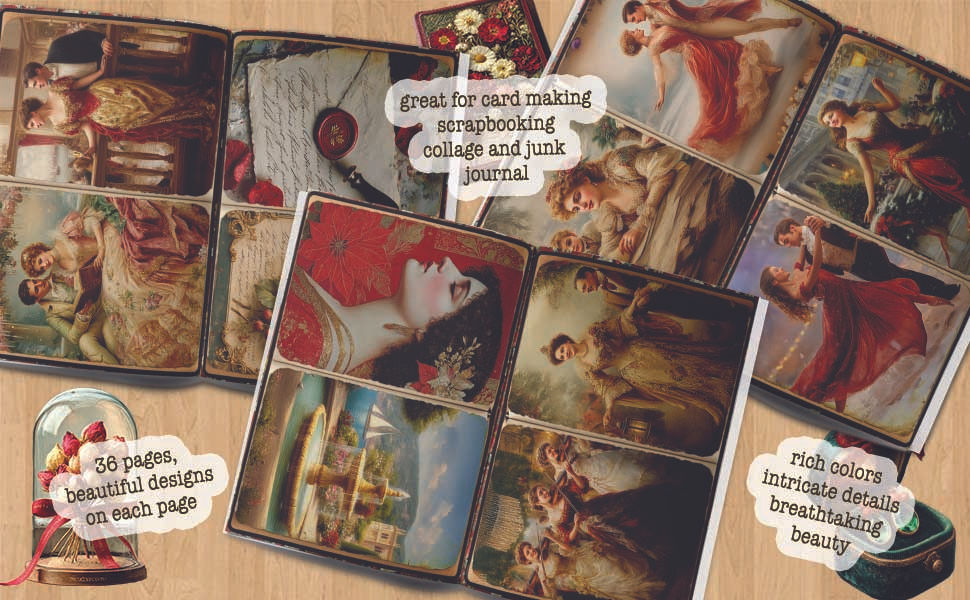 Miniature : Red Tango in Christmas Journal Kit Digital Download