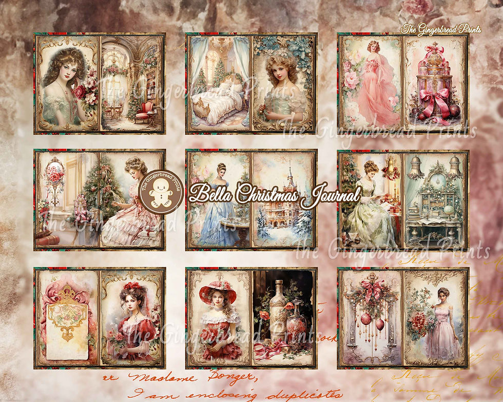 Thumbnail: Bella Christmas Journal Printable Kit