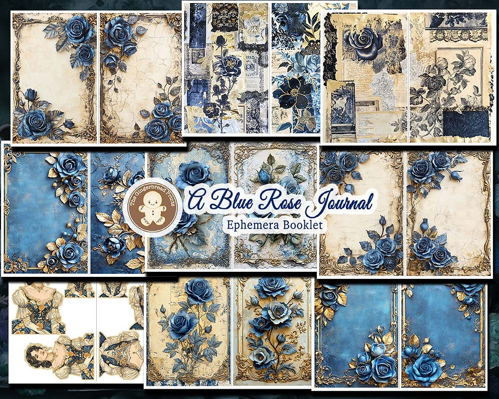 Miniatura: A Blue Rose Journal Vol.2  Booklet Printable Kit