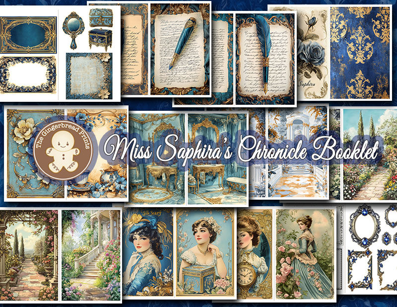 थंबनेल: Miss Saphira's Chronicle Booklet - Digital download