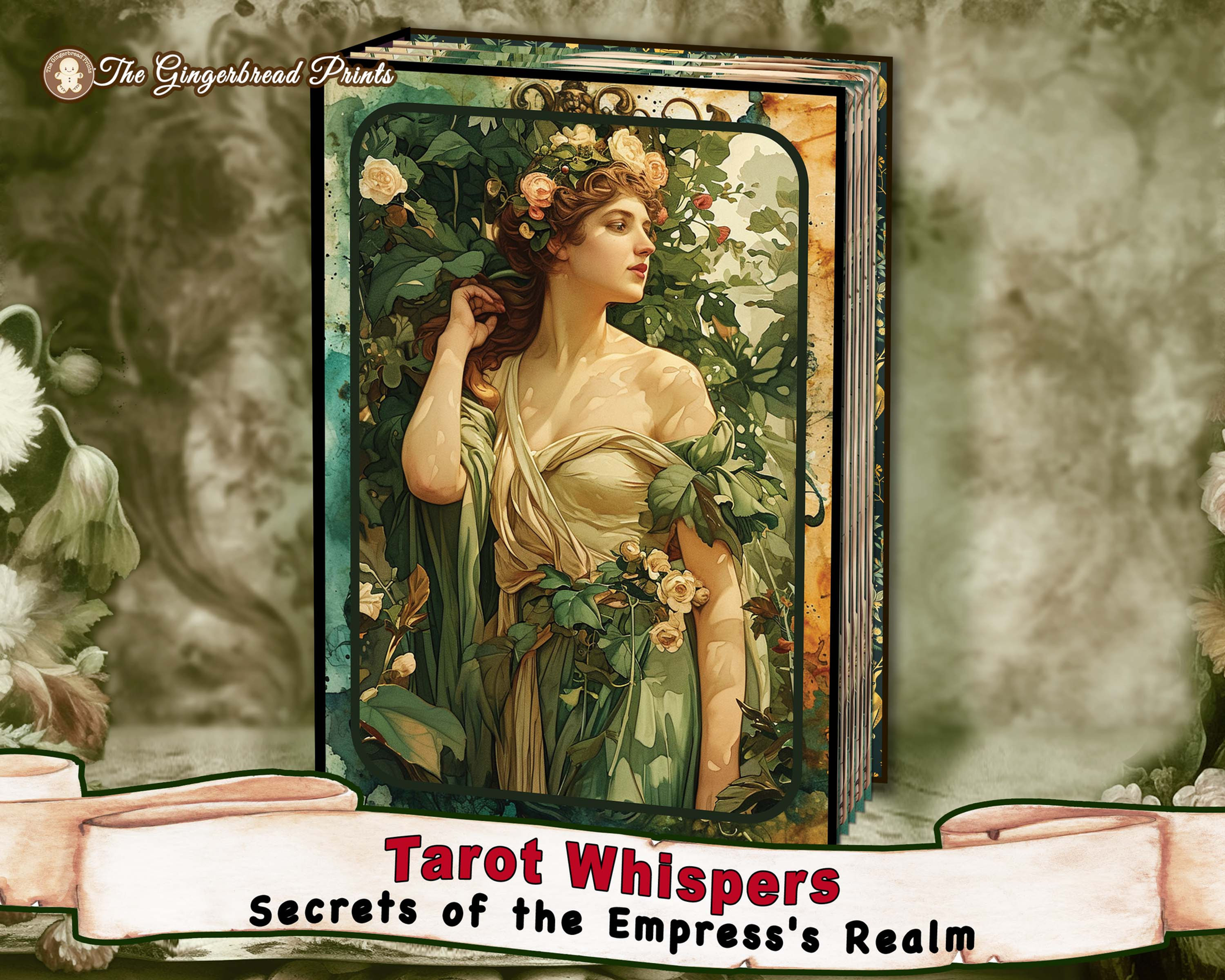 Tarot Whispers: Secrets of the Empress's Realm Journal printable kit