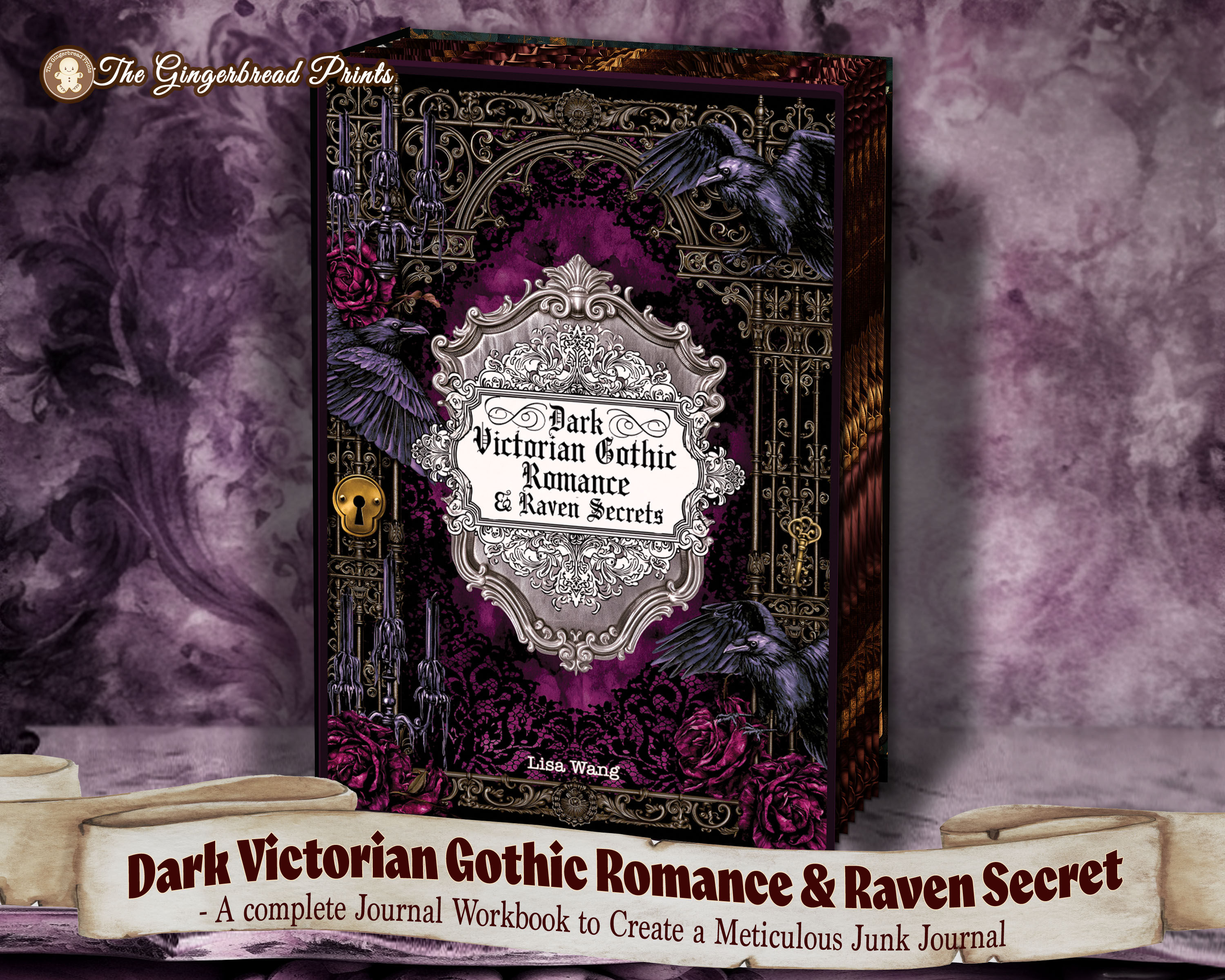 DARK VICTORIAN GOTHIC ROMANCE JOURNAL WORKBOOK Digital