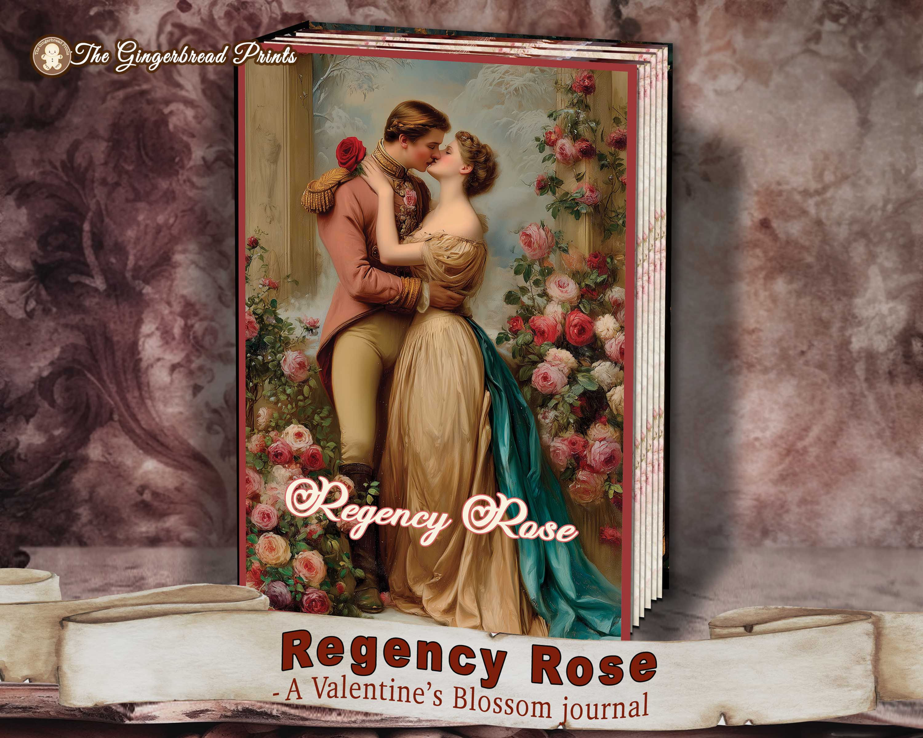 Regency Rose - A Valentine's Blossom Journal Digital Download