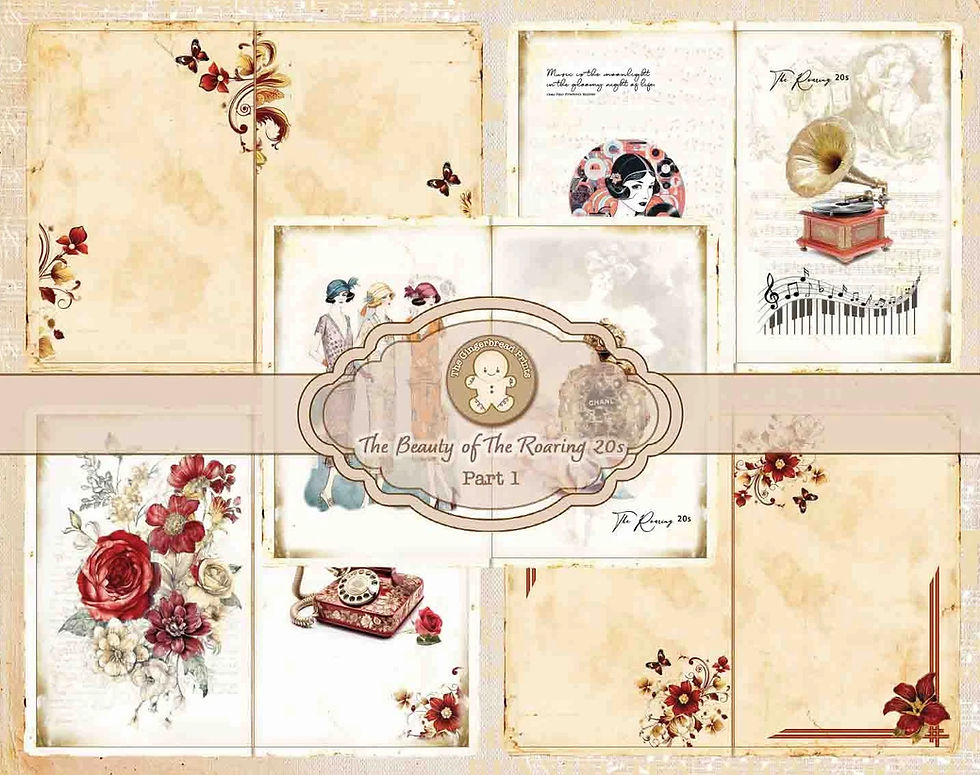 Miniature : The Beauty of the Roaring 20s Journal kit Digital download only