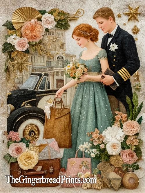 Miniature : 100 Gatsby's Gilded Noel Images Bundle Digital Download