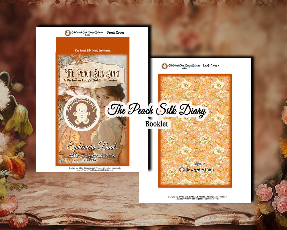 The Peach Silk Diary Ephemera Booklet Digital Download