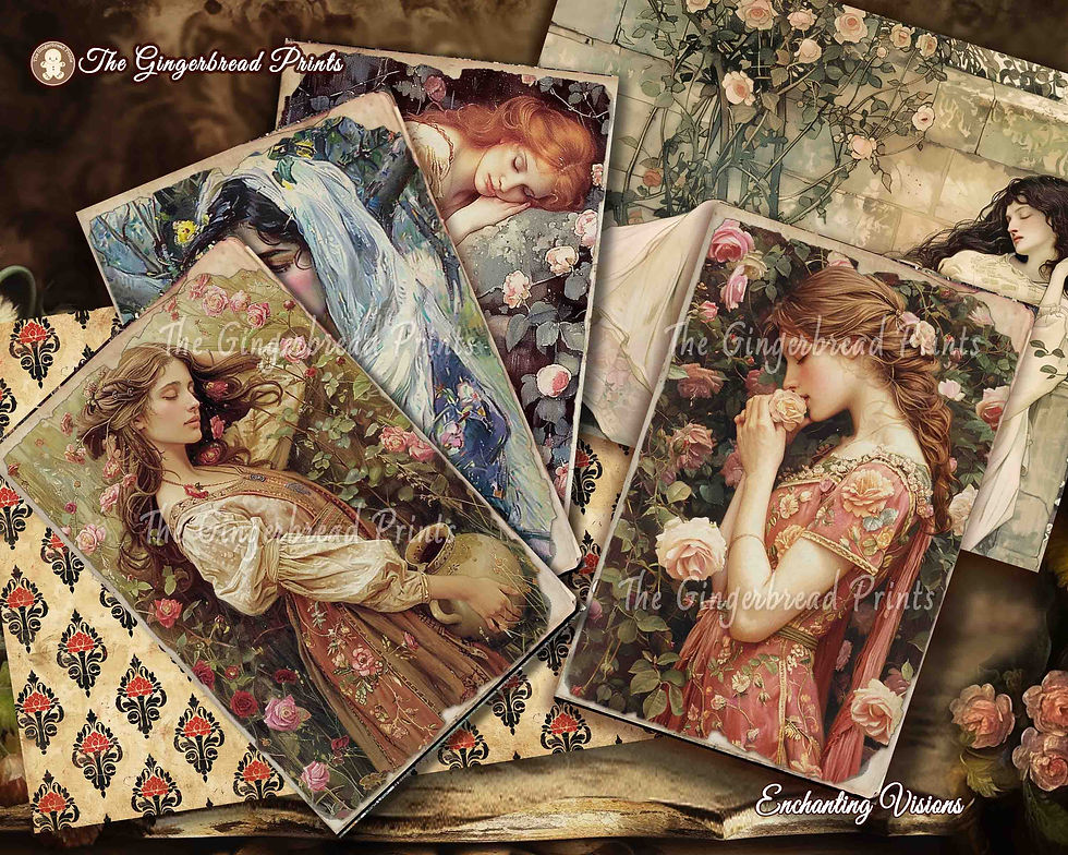 Miniatura: Enchanting Visions Journal printable kit