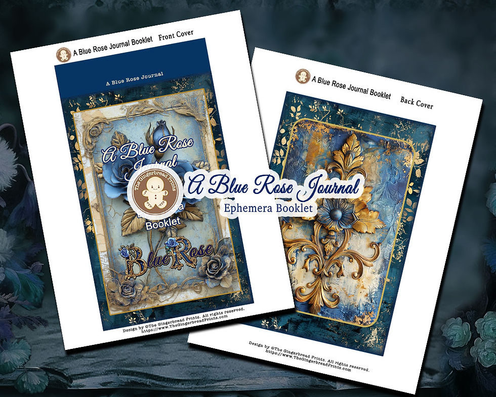 Miniatura: A Blue Rose Journal Vol.2  Booklet Printable Kit