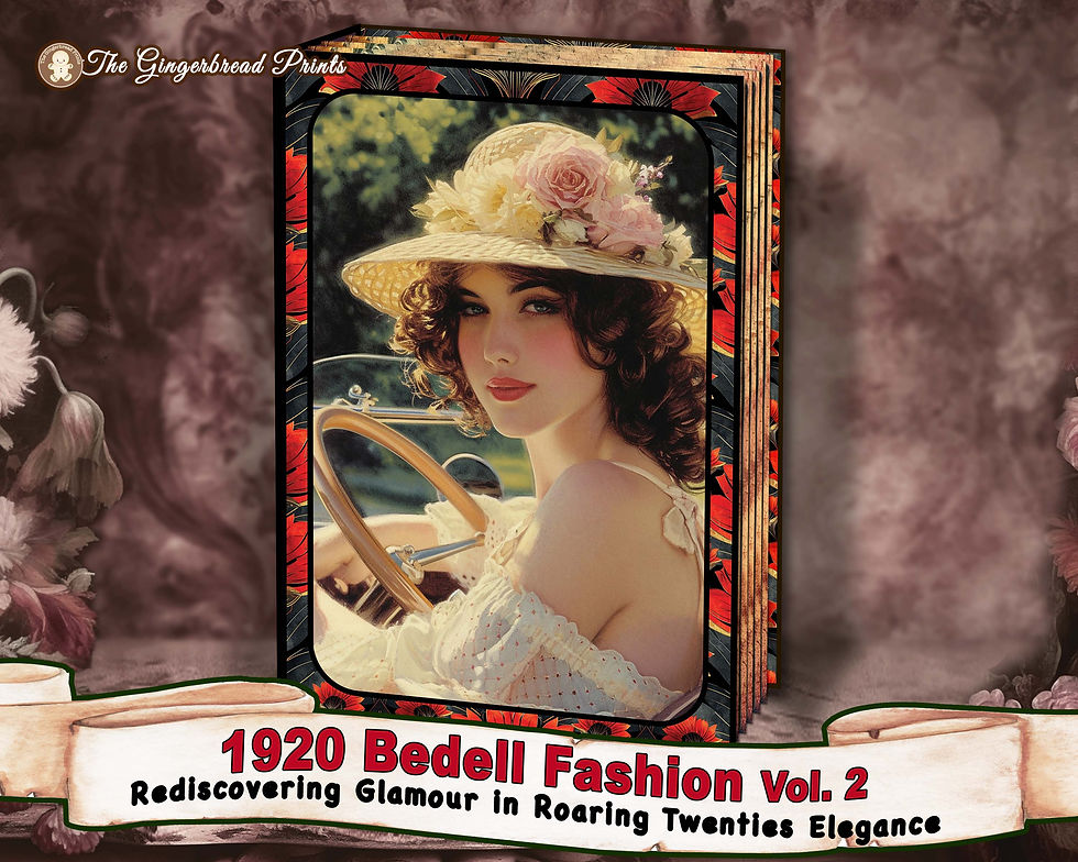 Miniature : 1920 Bedell Fashion vol.2 Rediscover Glamour in Roaring 20s Elegance printable
