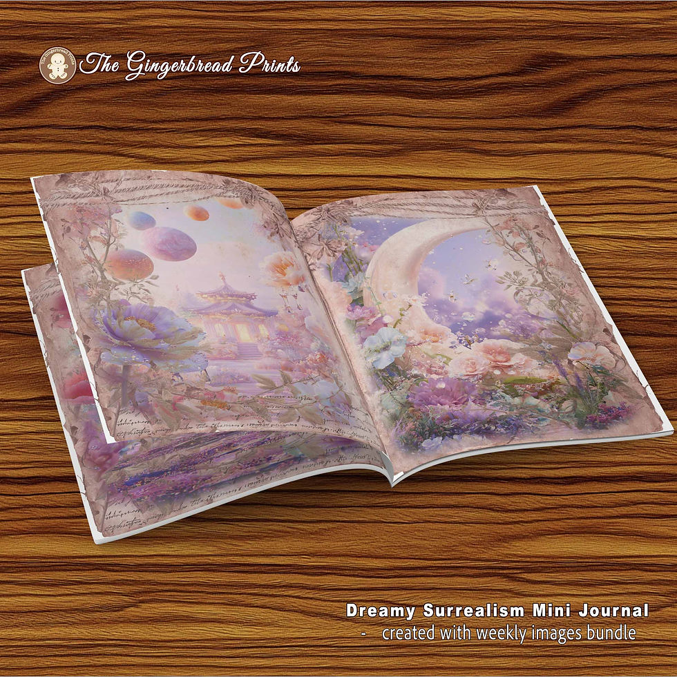 الصورة المصغرة: Dreamy Surrealism  Mini Journal Digital Download