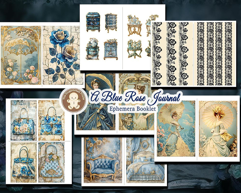 Miniatura: A Blue Rose Journal Vol.2  Booklet Printable Kit