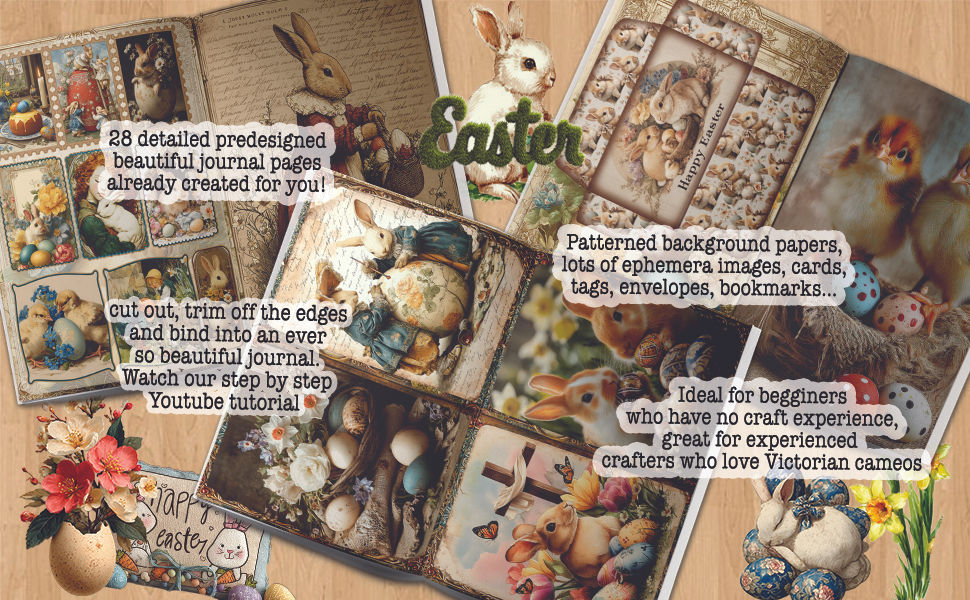 Miniature : Peeps, Eggs & Sweet Things Easter Memory Journal & Ephemera E-book Download