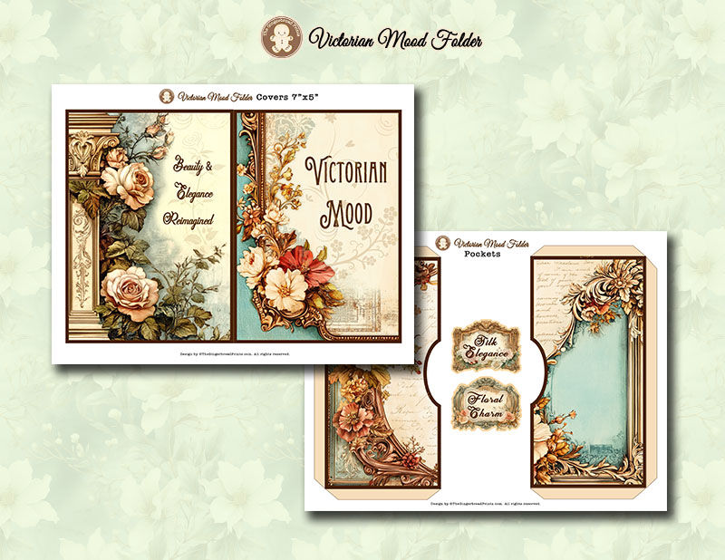 Victorian Mood Folder Digital Download