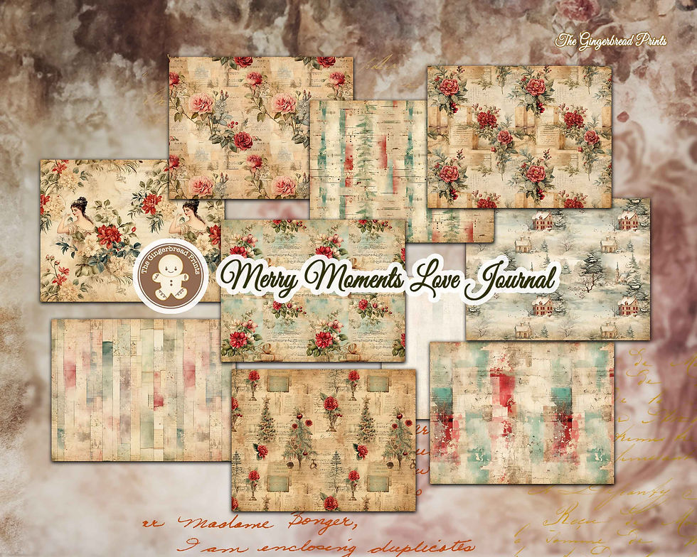 Thumbnail: Merry Moments Love  Christmas Delight Journal Printable Kit