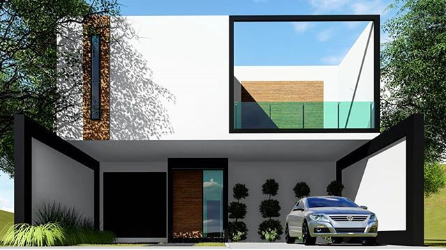 Casa X - Fachada Frontal