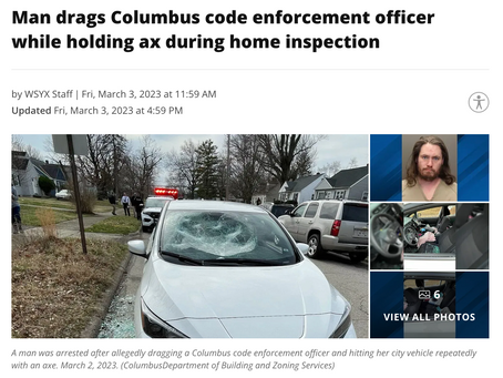 Code Enforcement Officer Assaulted