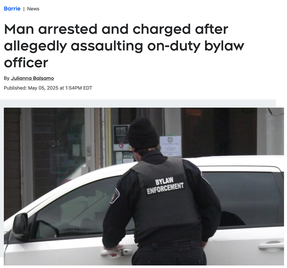 Bylaw Officer Assaulted