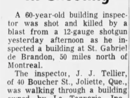 Building Inspector Shot & Killed