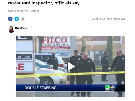 Sacramento County Code Inspector Stabbed To Death