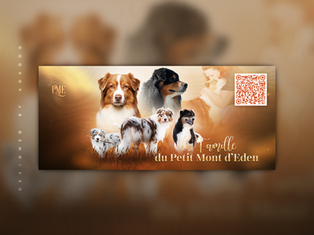 Bannière, élevage du Petit Mont d'Eden