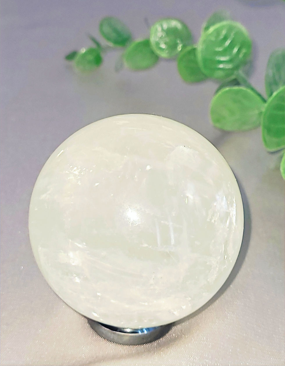 Calcite Sphere Golden