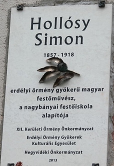 Simon Hollósy Budán_a_róla_elnevezett_utcában.JPG