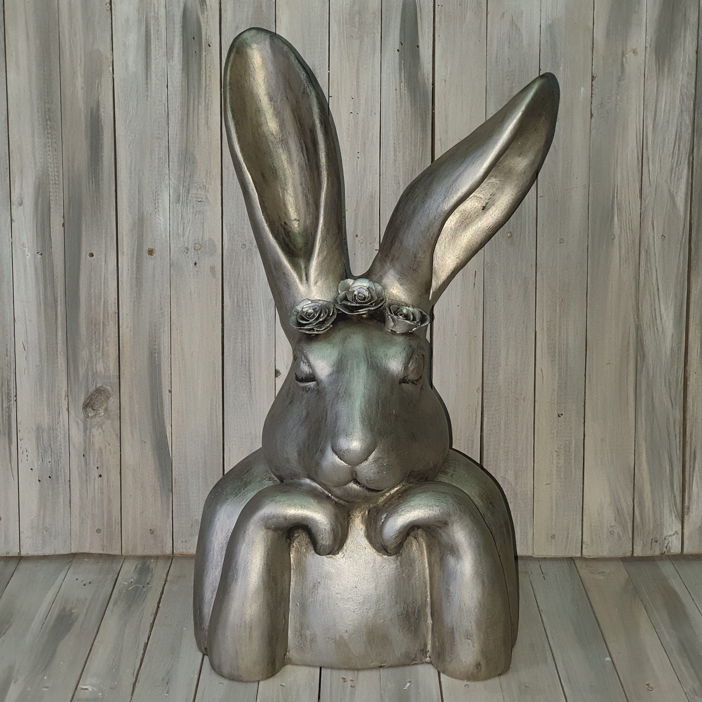 Large Ear Rabbit Pewter