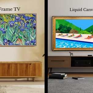 Frame TVs vs Liquid Canvas - TV Art Modes for Your Home Decor