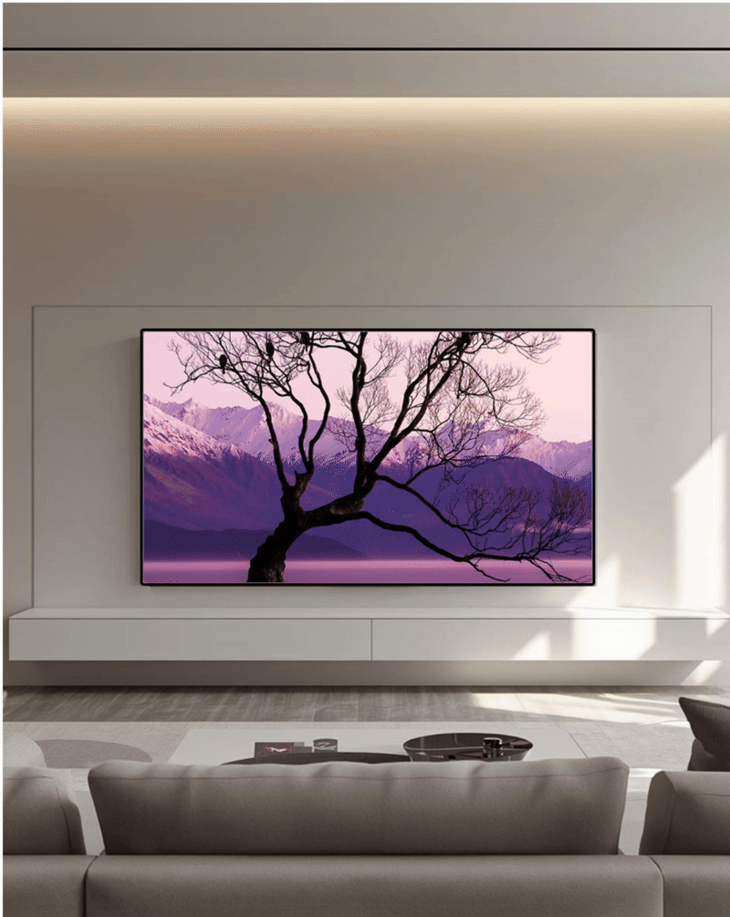 Elevate Your Space with Abstract Art Styles Perfect for Large Screen Displays