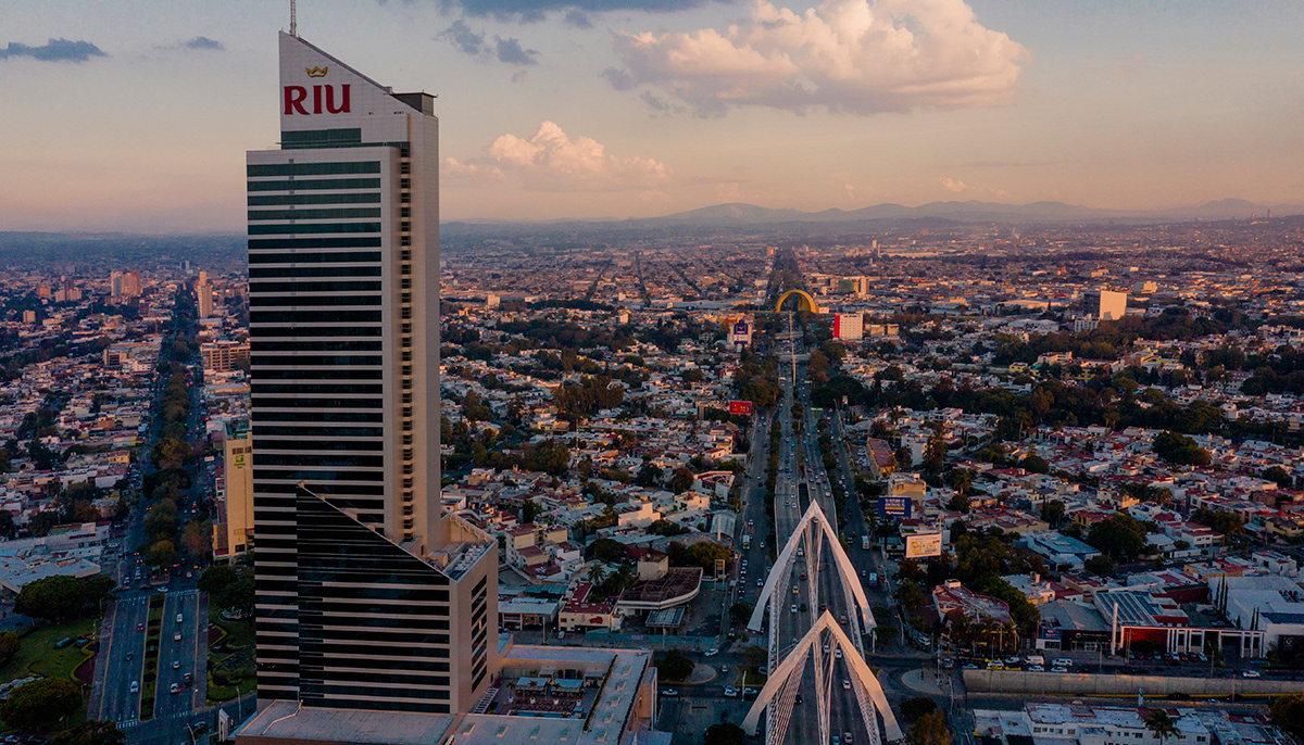 Vista aérea de Guadalajara
