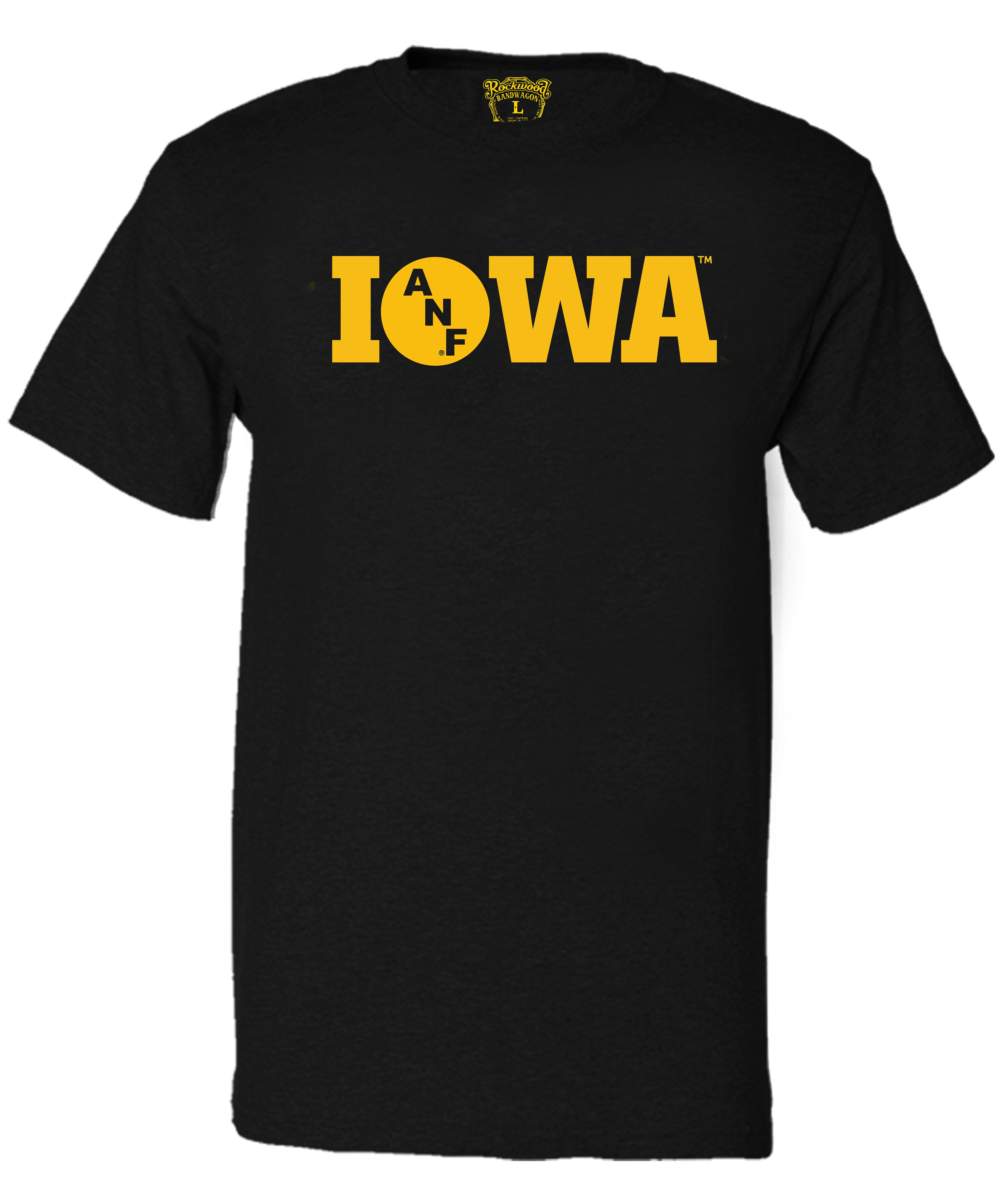 IOWA ANF (America Needs Farmers) Black  Tee