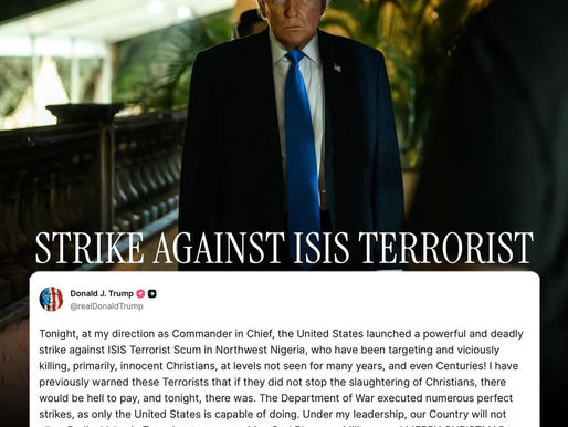 Trump anuncia ataque dos EUA contra militantes do Estado Islâmico na Nigéria