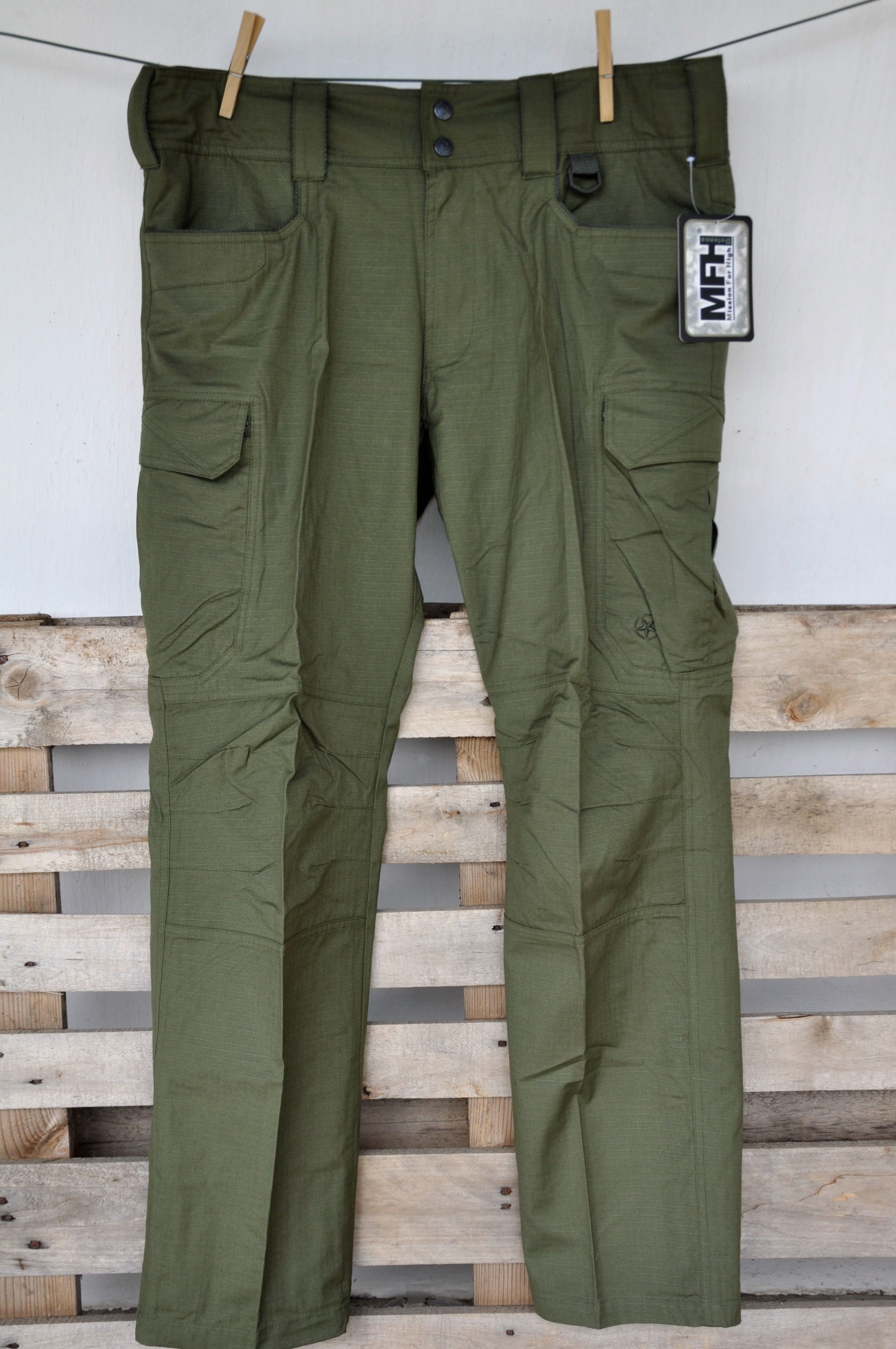 Kalhoty Storm MFH oliv