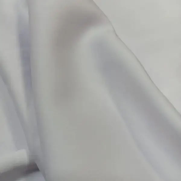 בד לבן עם קיפולים, פנמה בד ריפוד רקע לבן חלק, Gafni Textile.