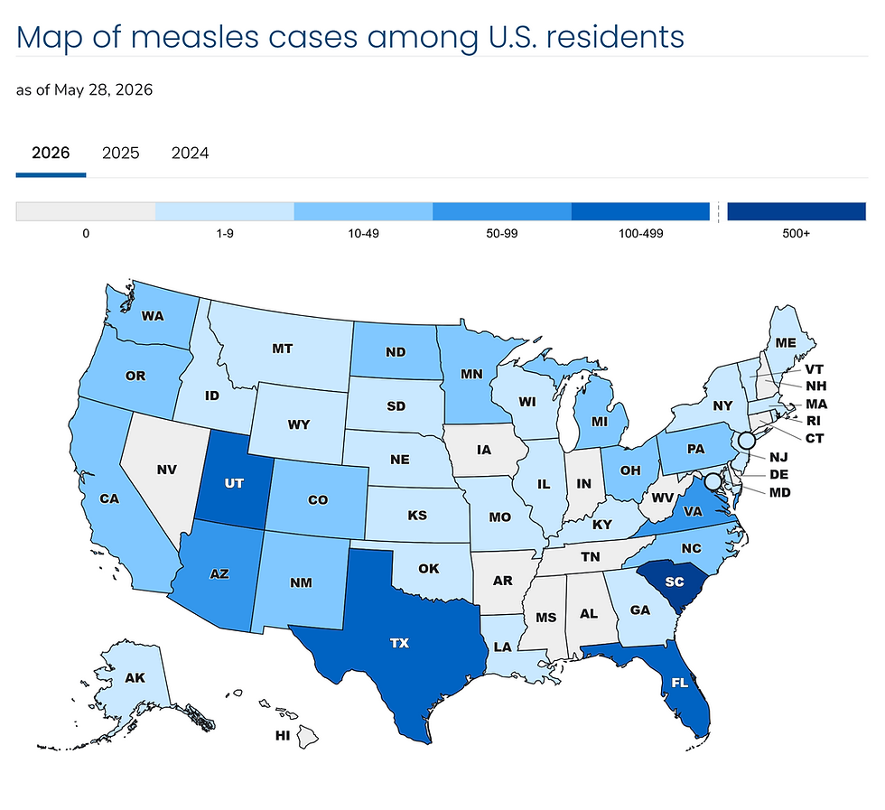 Measles in 2026: CDC Data and Adult Vaccine Guidelines