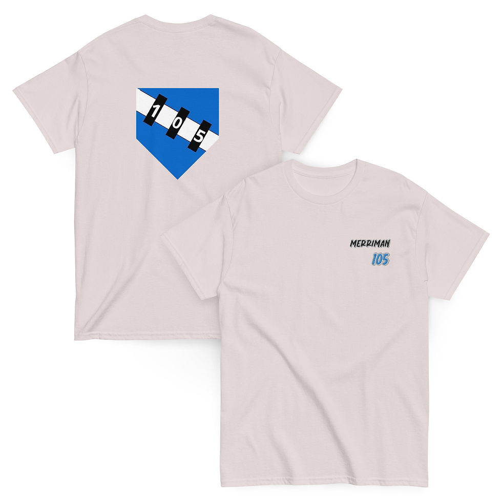 Thumbnail: Unisex classic Merriman 105th year tee