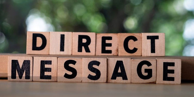 Direct Messaging wooden boxes