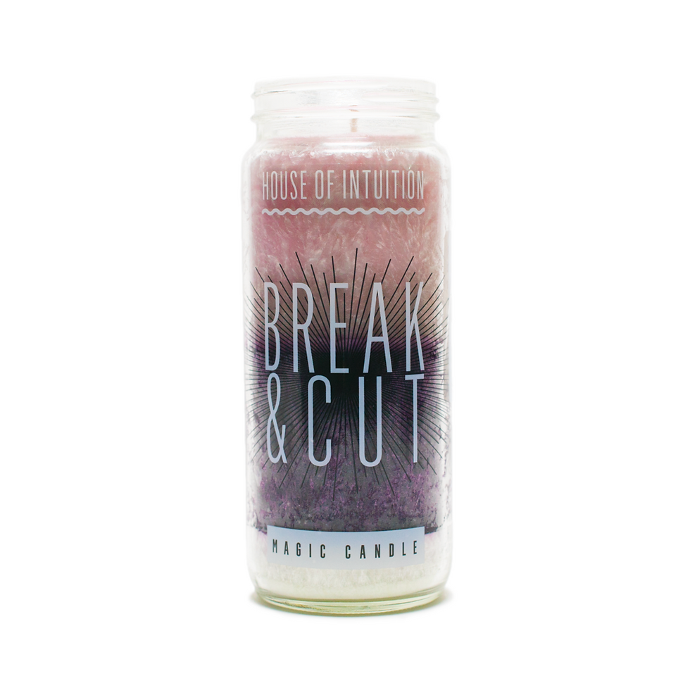 Break & Cut Intention Candle 信唔信我剪你呀