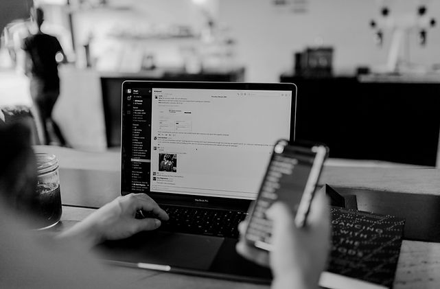 Slack message with team communicating an