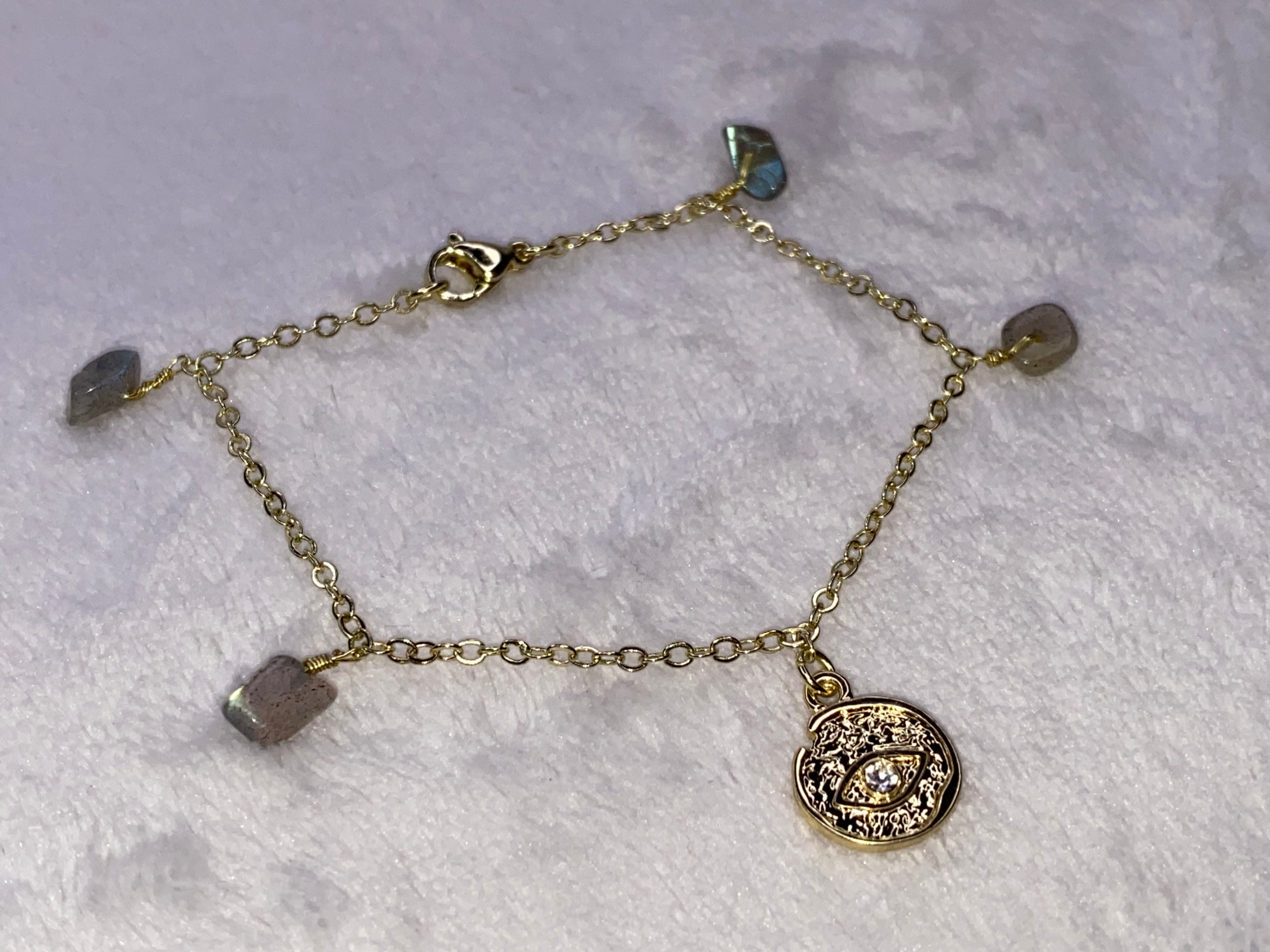 Eye Of Providence X Labradorite Bracelet