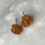 Thumbnail: Orange Calcite Stud Earrings