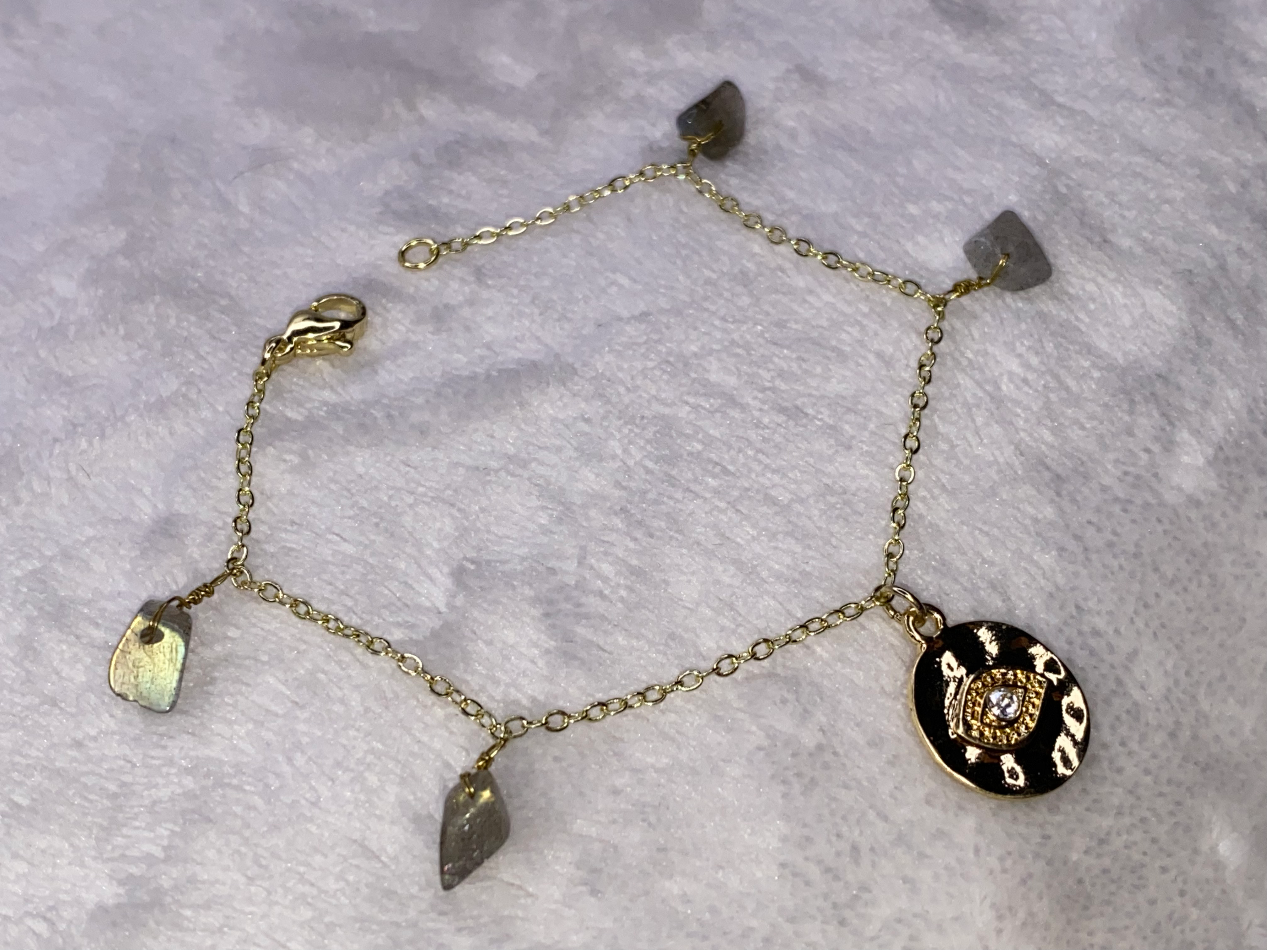 Eye Of Providence X Labradorite Bracelet