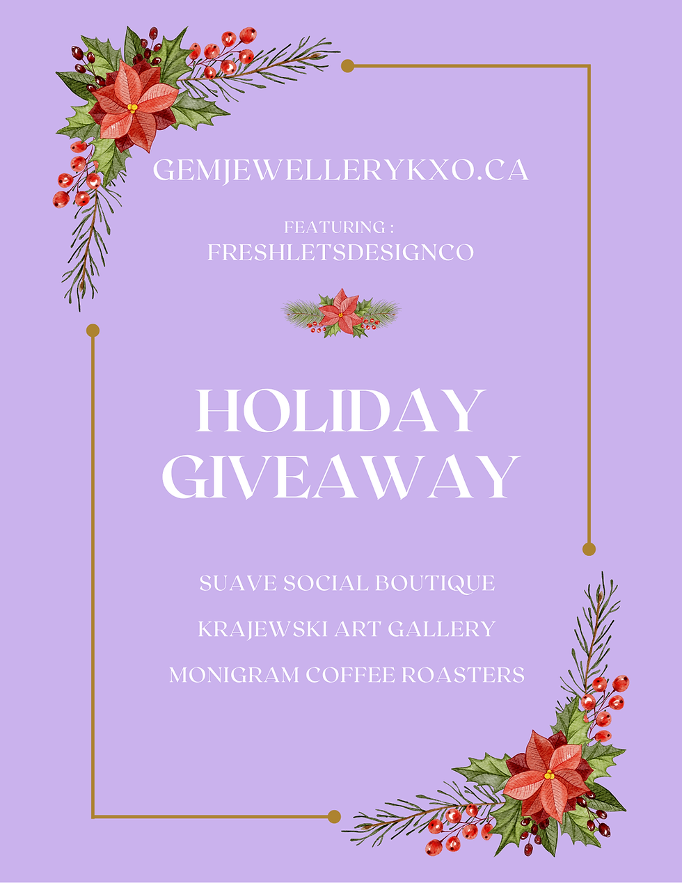 HOLIDAY GIVEAWAY