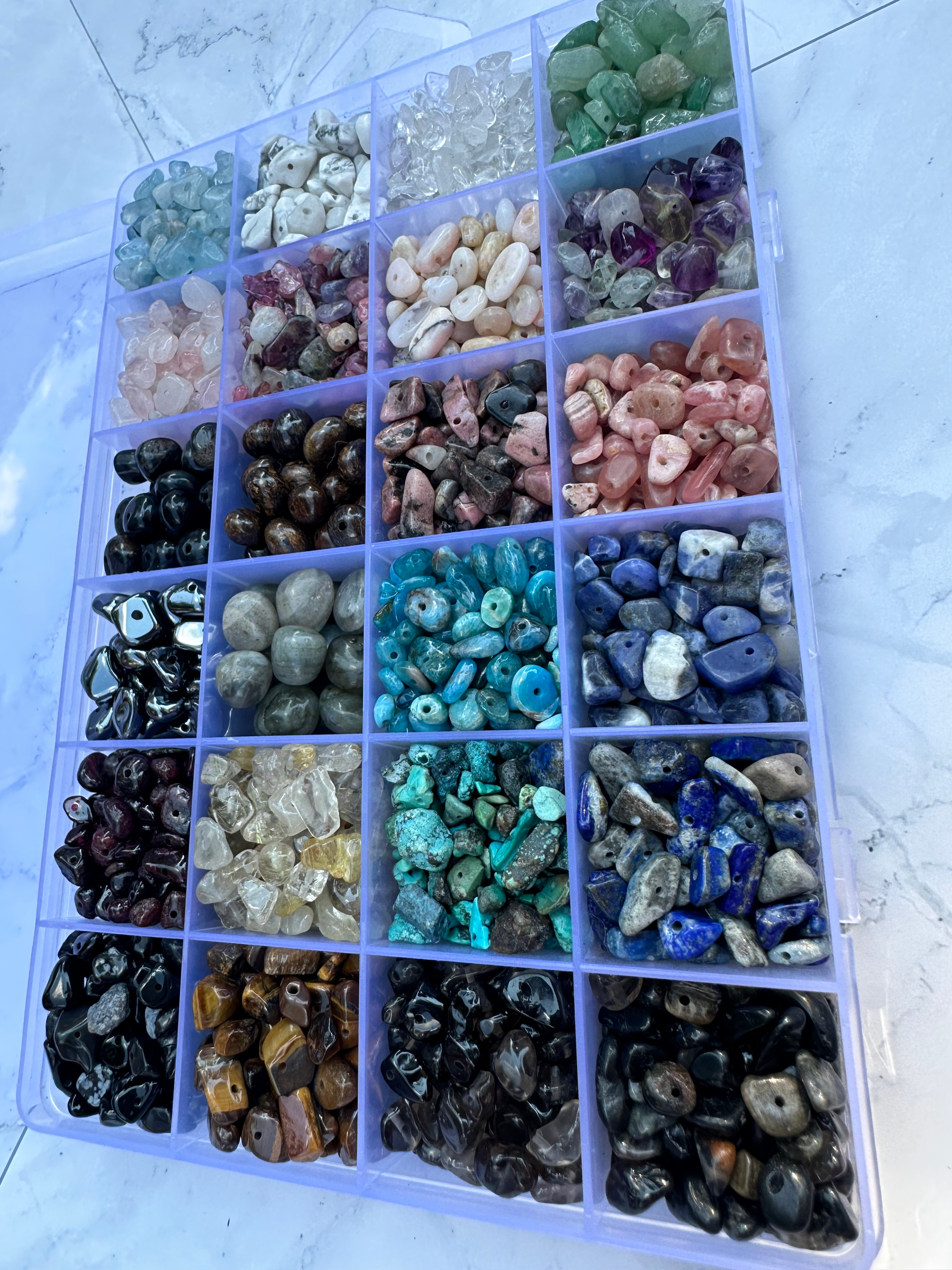 Crystal Frequency Anklets