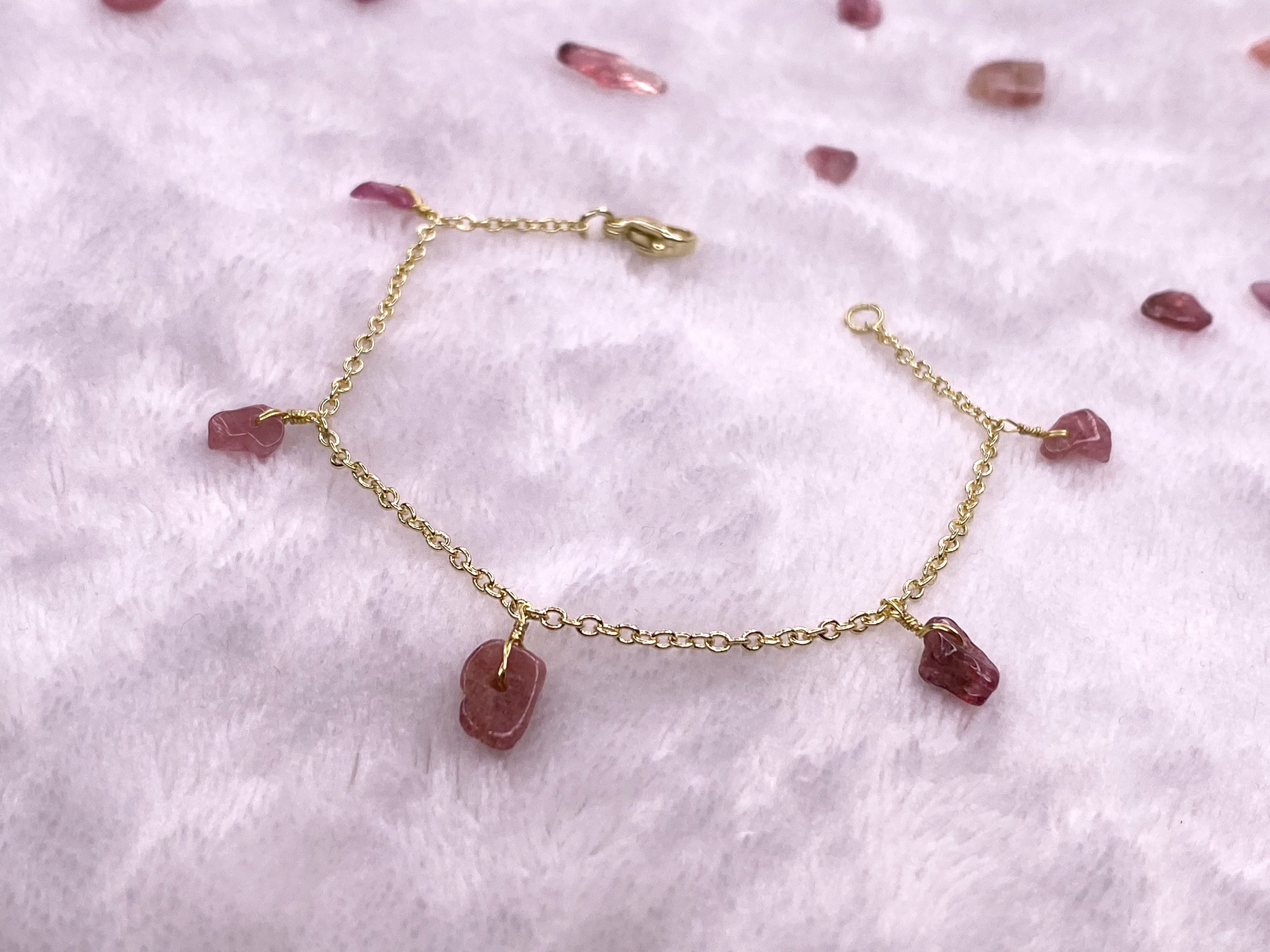 Pink Tourmaline Bracelet