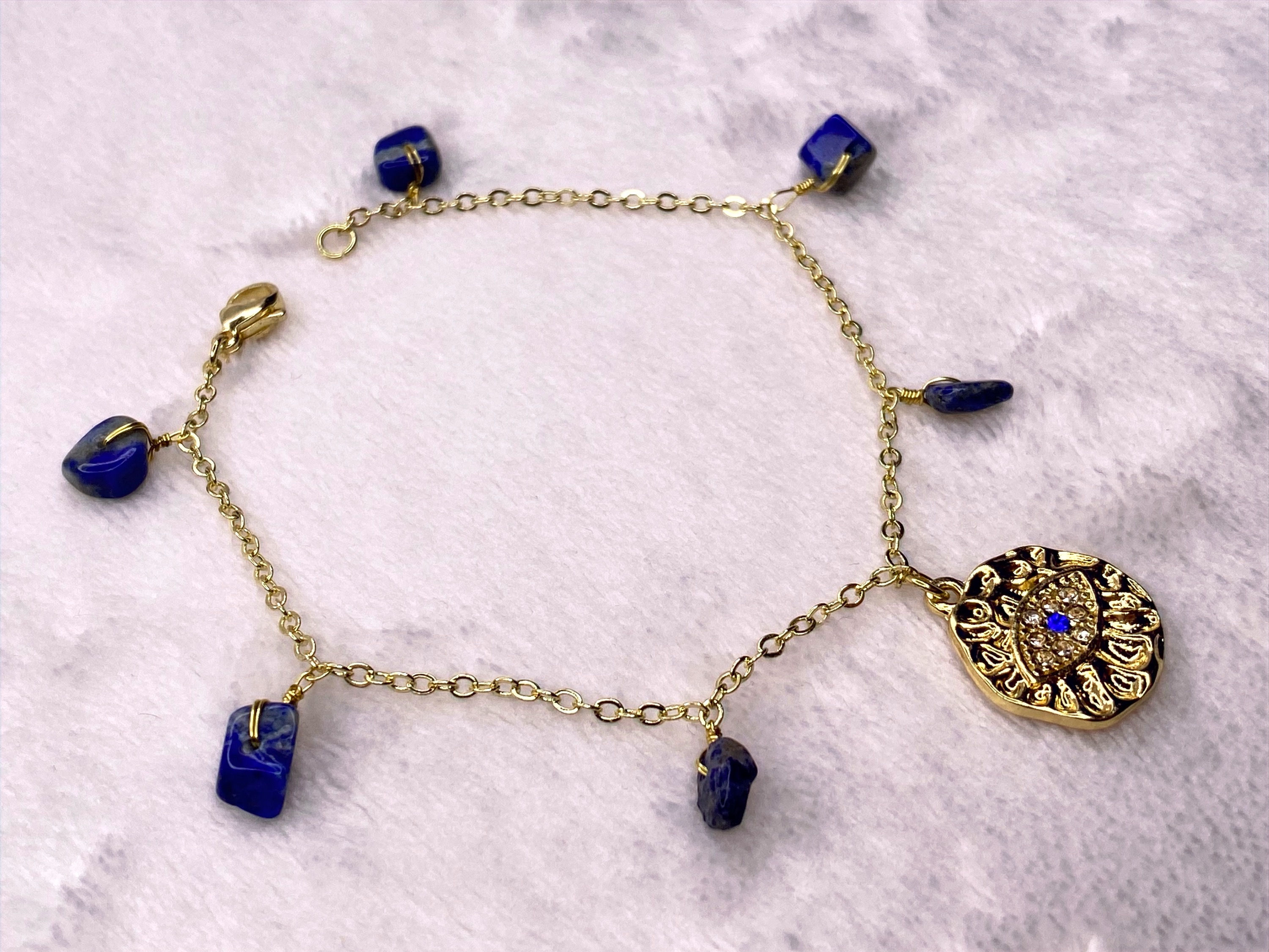 Eye Of Providence X Lapis Lazuli Bracelet
